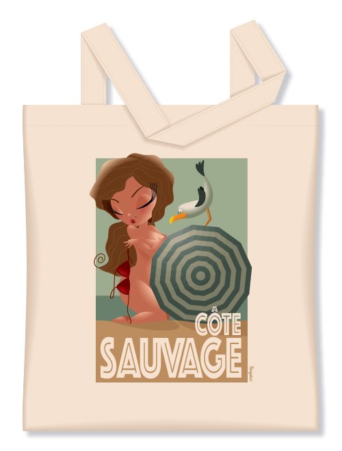 Tote bag Côte Sauvage