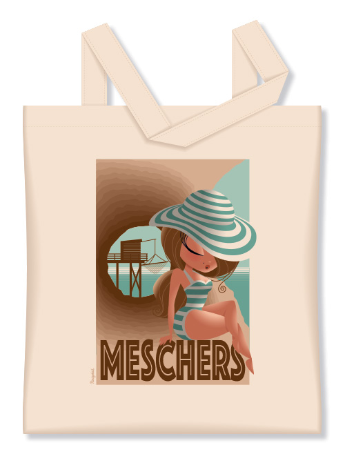 Tote bag Meschers sur Gironde