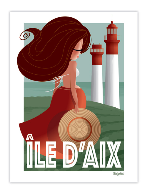 Carte postale Île d'Aix