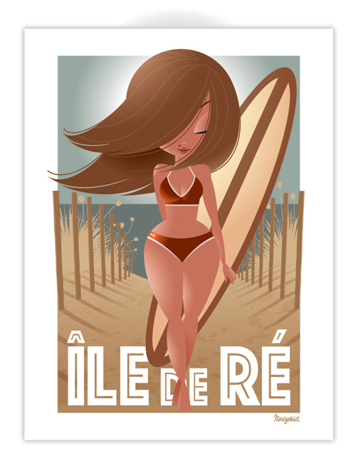 Affiche Île de Ré