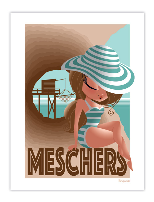 Carte postale Meschers sur Gironde