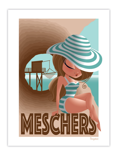 Affiche Meschers sur Gironde