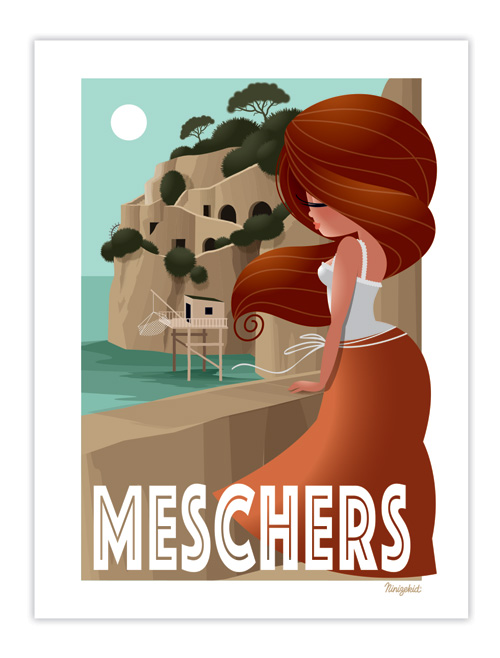 Carte postale Meschers sur Gironde