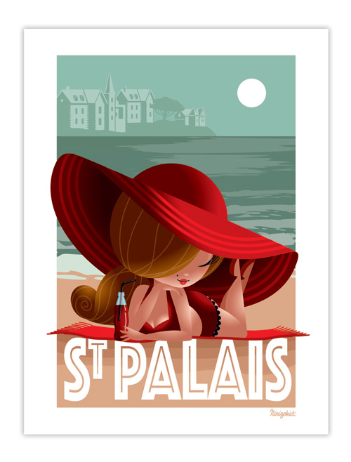 Affiche St-Palais sur Mer