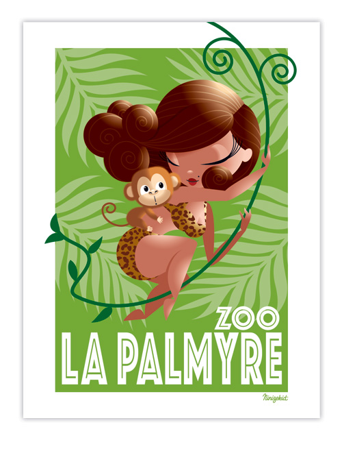 Carte postale Zoo de La Palmyre