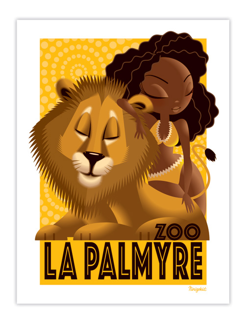 Carte postale Zoo de La Palmyre