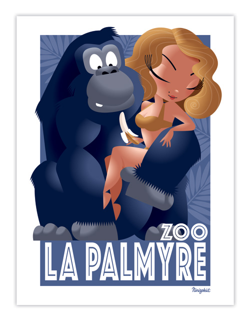 Carte postale Zoo de La Palmyre