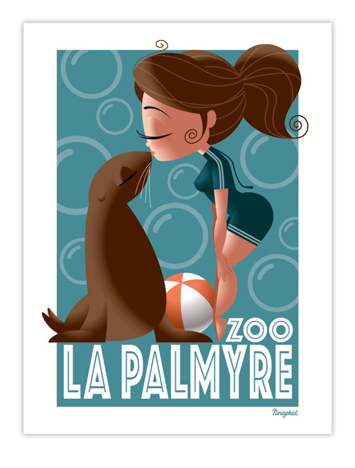 Carte postale Zoo de La Palmyre