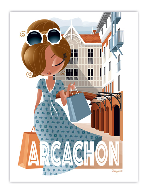 Affiche Arcachon