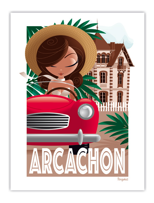 Affiche Arcachon
