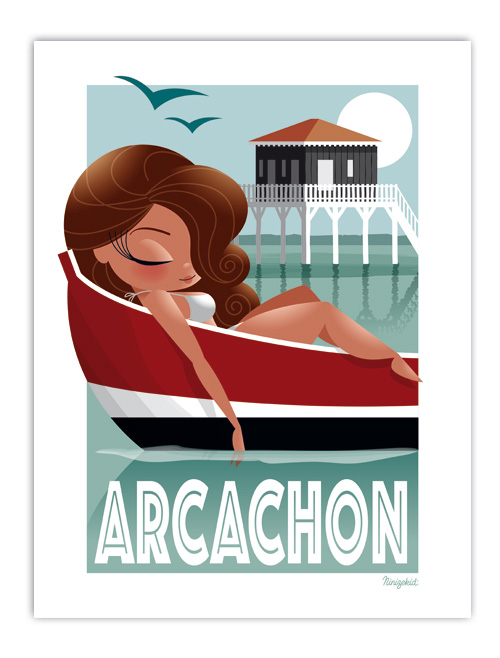 Affiche Arcachon