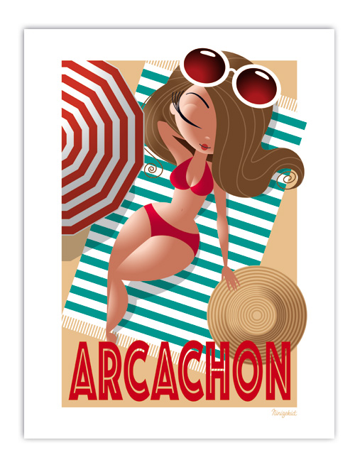 Carte postale Arcachon