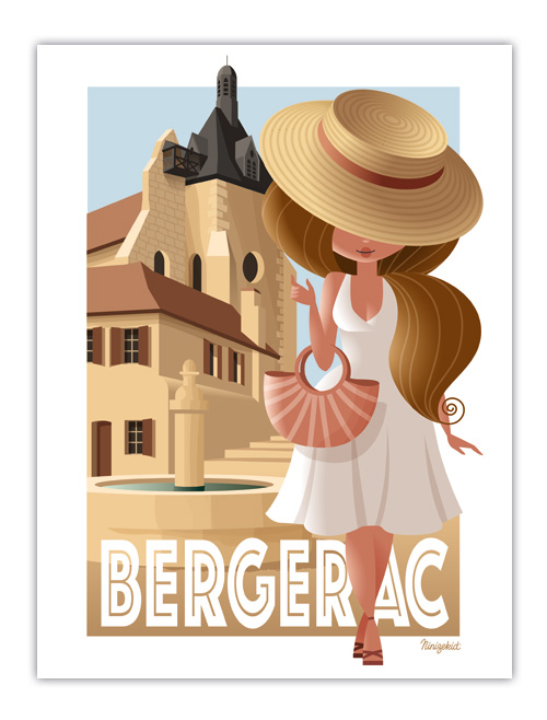 Affiche Bergerac