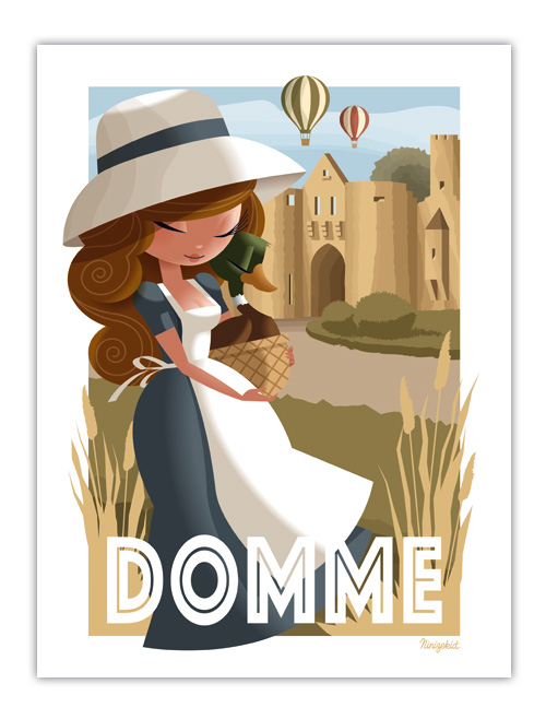 Carte postale Domme