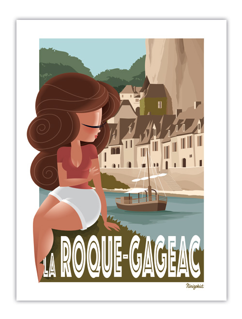 Affiche La Roque Gageac