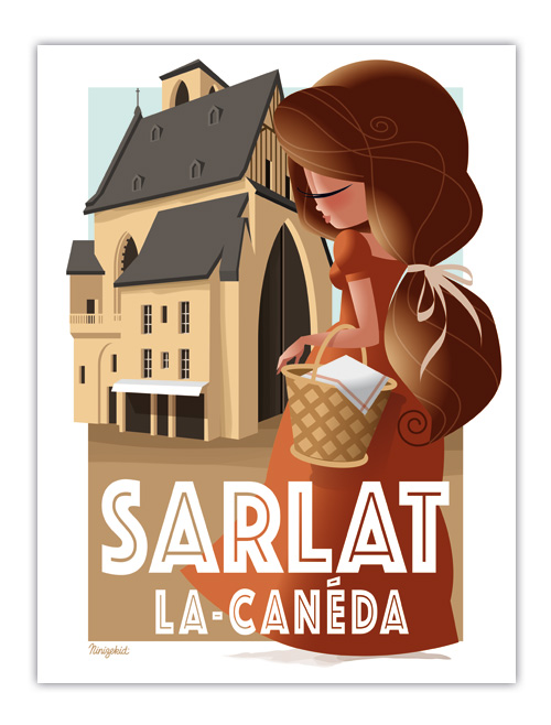 Carte postale Sarlat-la-Canéda