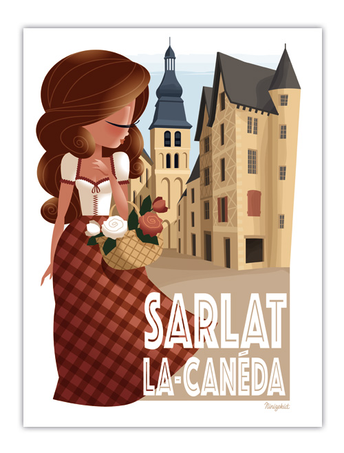 Carte postale Sarlat-la-Canéda