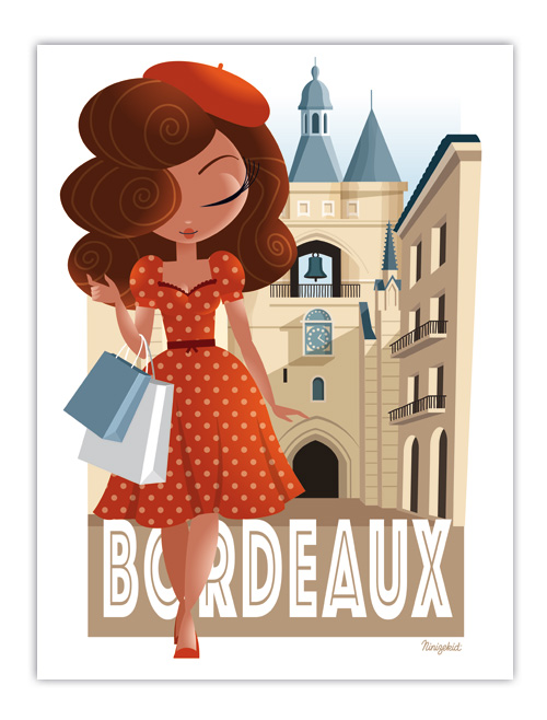 Carte postale Bordeaux