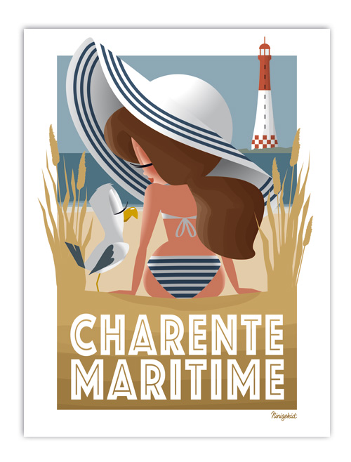 Carte postale Charente-Maritime phare