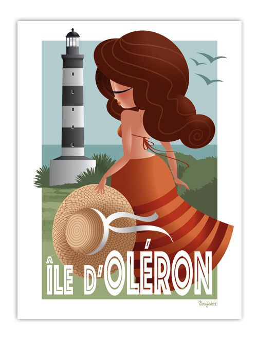 Carte postale Île d'Oléron - Phare de Chassiron
