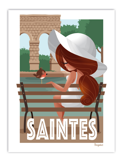 Affiche Saintes