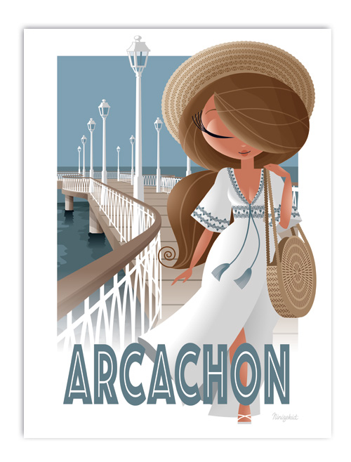 Affiche Arcachon