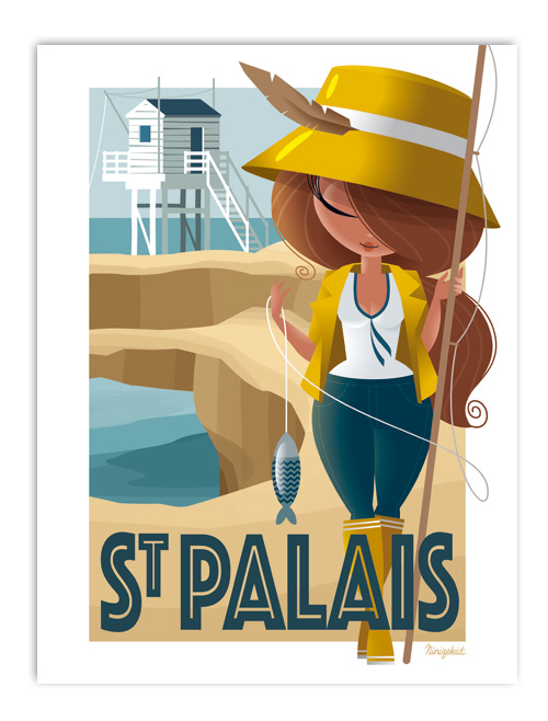 Affiche St-Palais sur Mer