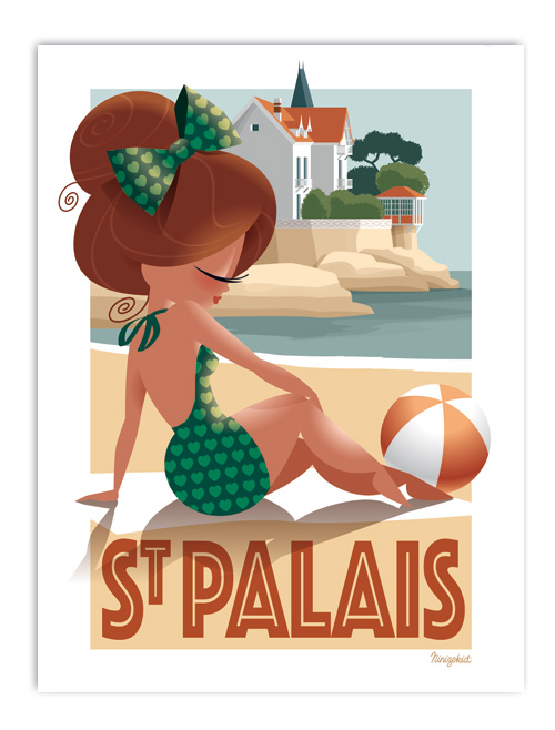 Affiche St-Palais sur Mer