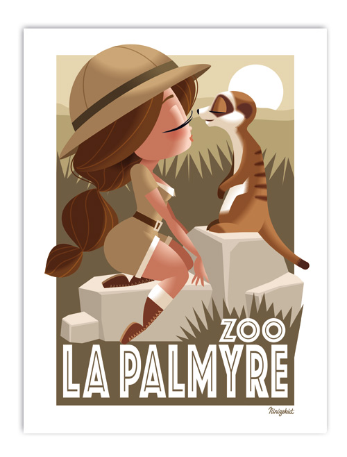 Carte postale Zoo de La Palmyre