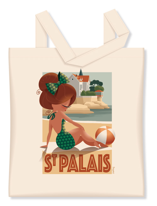 Tote bag St-Palais sur Mer