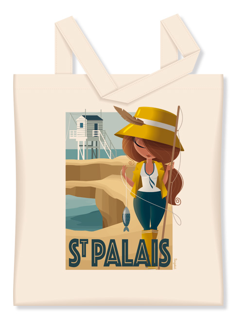 Tote bag St-Palais sur Mer