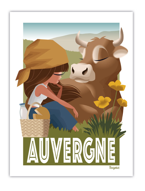 Affiche Auvergne