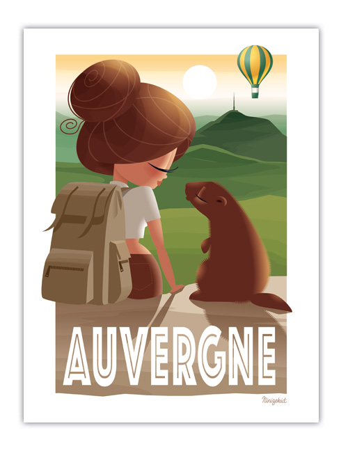 Affiche Auvergne