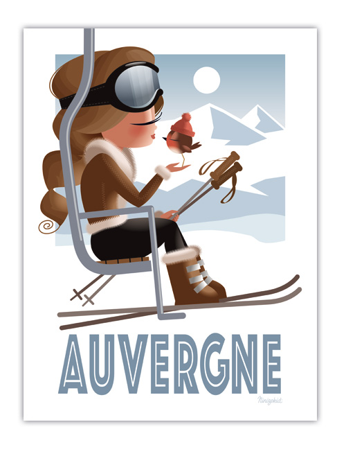 Affiche Auvergne