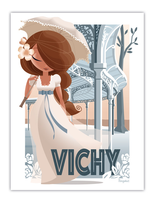 Carte postale Vichy