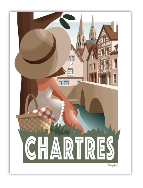 Carte postale Chartres