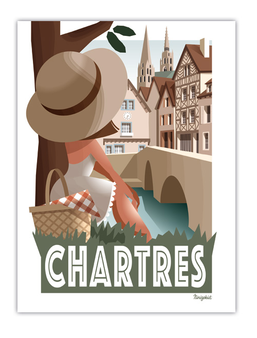 Affiche Chartres