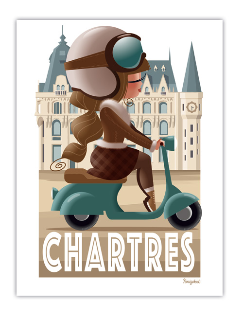Affiche Chartres