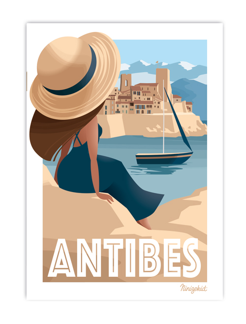 Carte postale Antibes