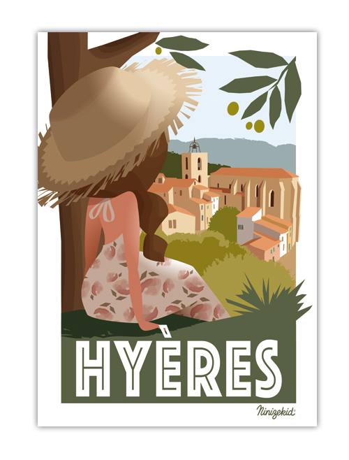 Carte postale Hyères