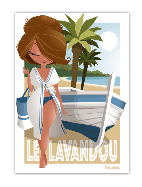 Affiche Le Lavandou