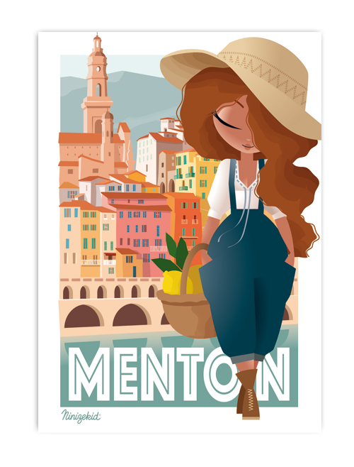 Affiche Menton