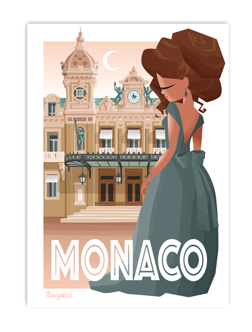 Carte postale Monaco