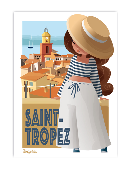 Affiche St-Tropez