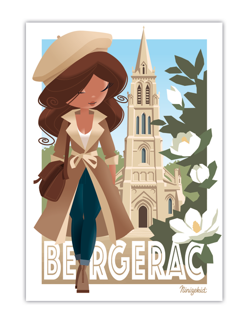 Carte postale Bergerac