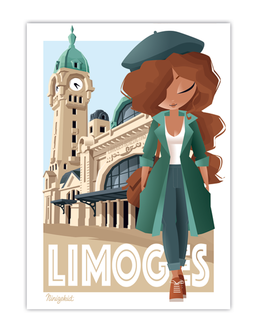 Affiche Limoges