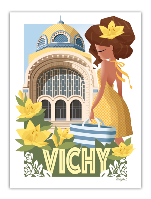 Carte postale Vichy