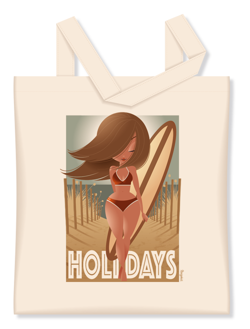 Tote bag Holidays