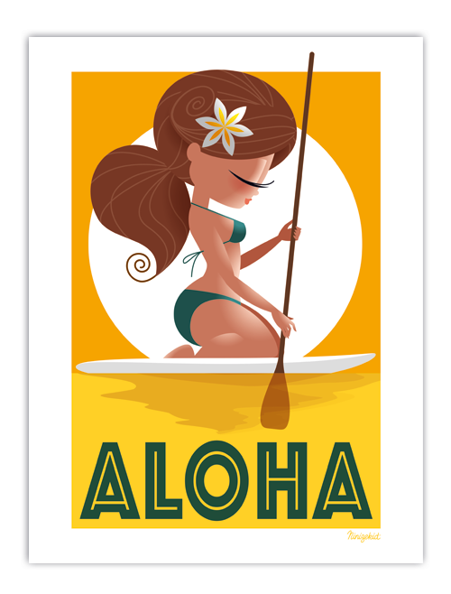 Carte postale Aloha