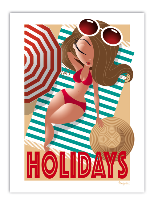 Affiche Holidays